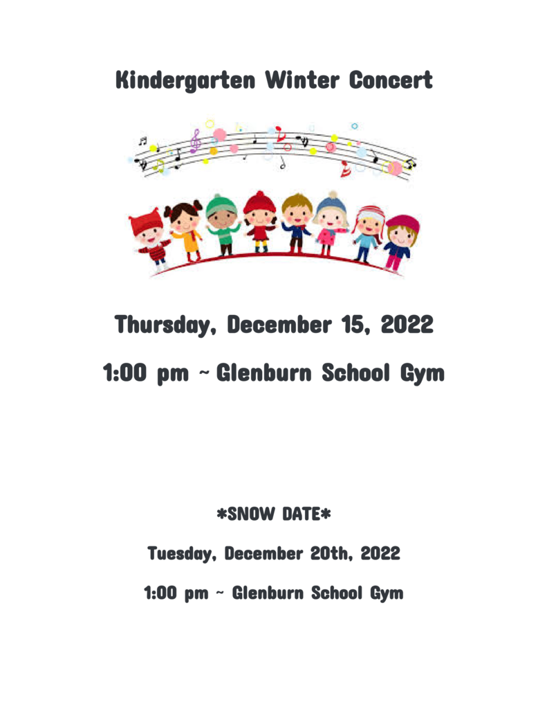 Kindergarten Winter Concert